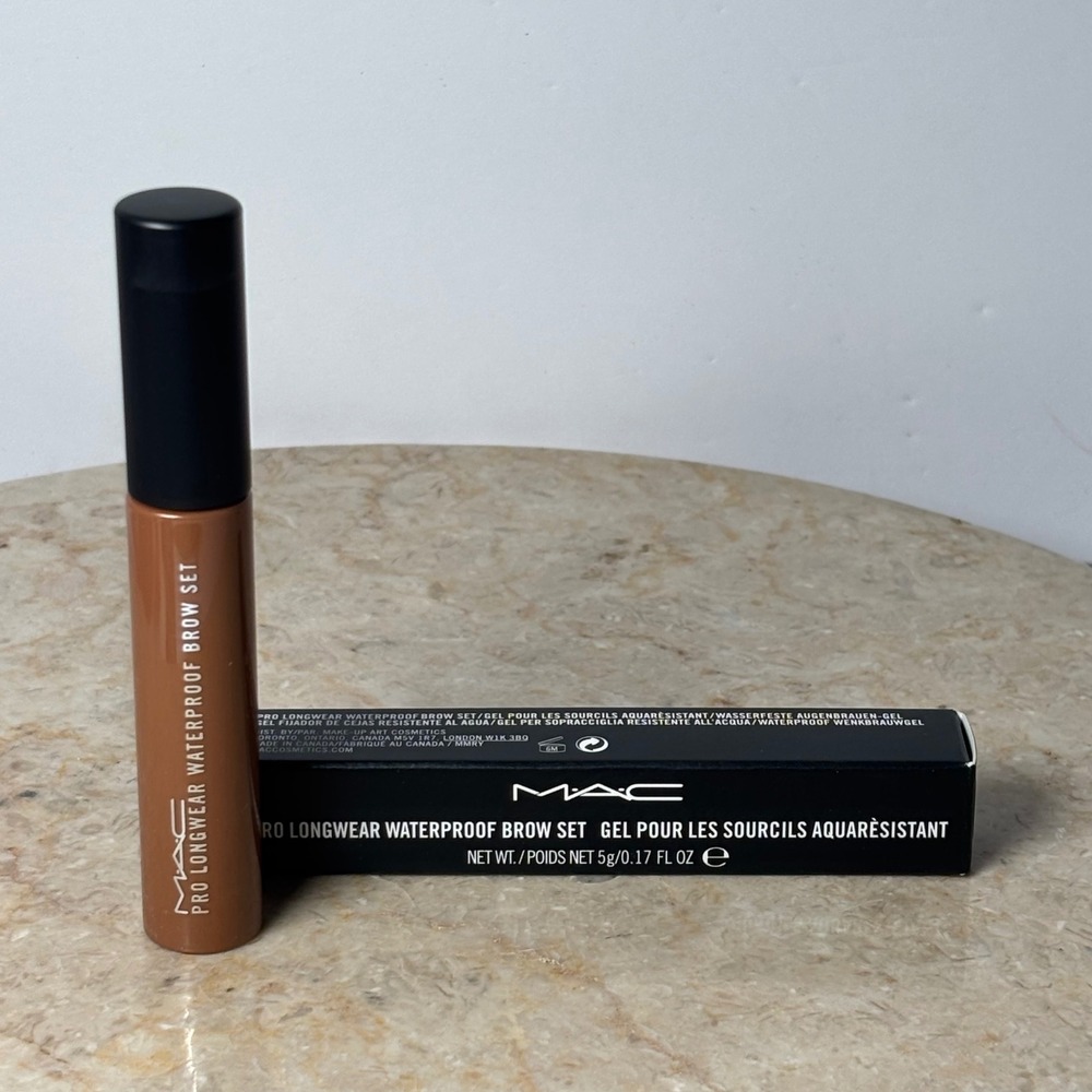 MAC Pro Longwear Waterproof Brow Set Gel Toasted Blonde 5g 0.17 oz‎ New